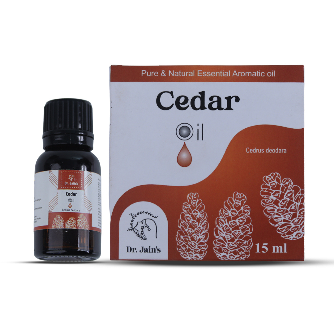 Cedar Essential Oil for Aromatherapy & External Use, Woody Fragrance Oil, 15 ml