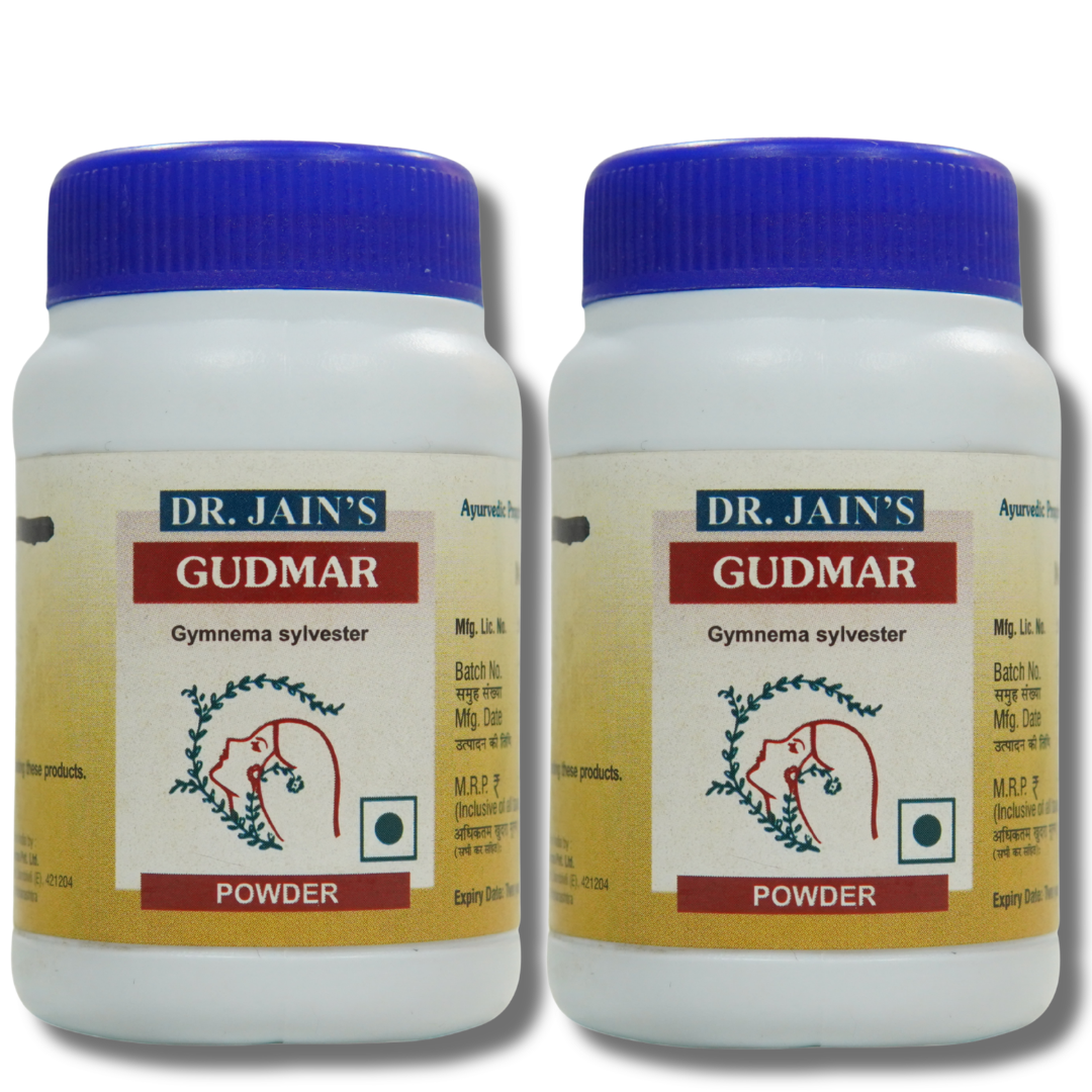 Gudmar Powder, Natural Remedy For Diabetes, For Strong & Long Hair, 45g Each pack of 2
