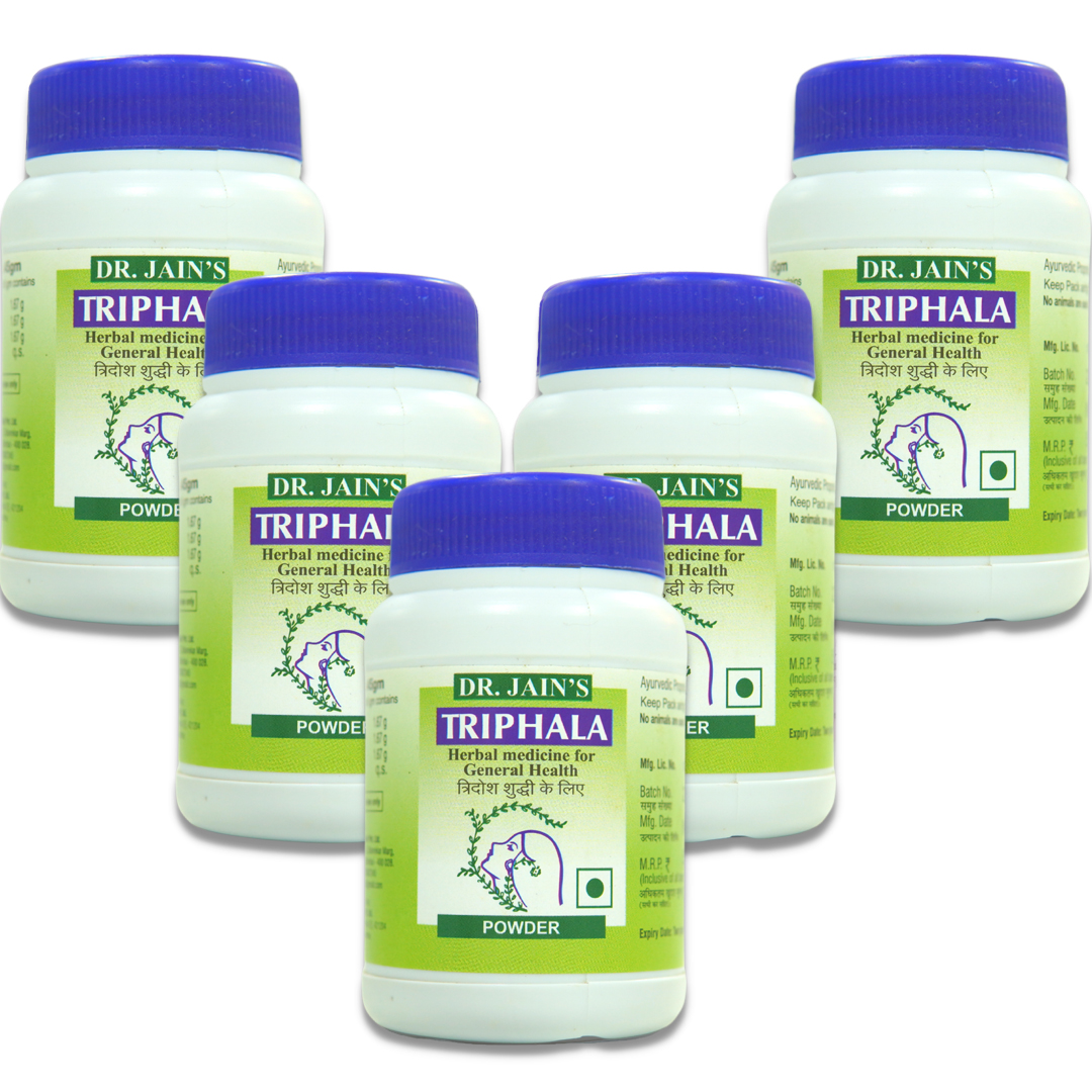 TRIPHLA Ayurvedic Powder 45g pack of 5