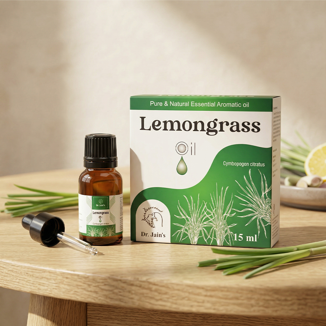 Lemongrass Essential Oil for Aromatherapy & External Use, Citrus Fragrance Oil, 15 ml