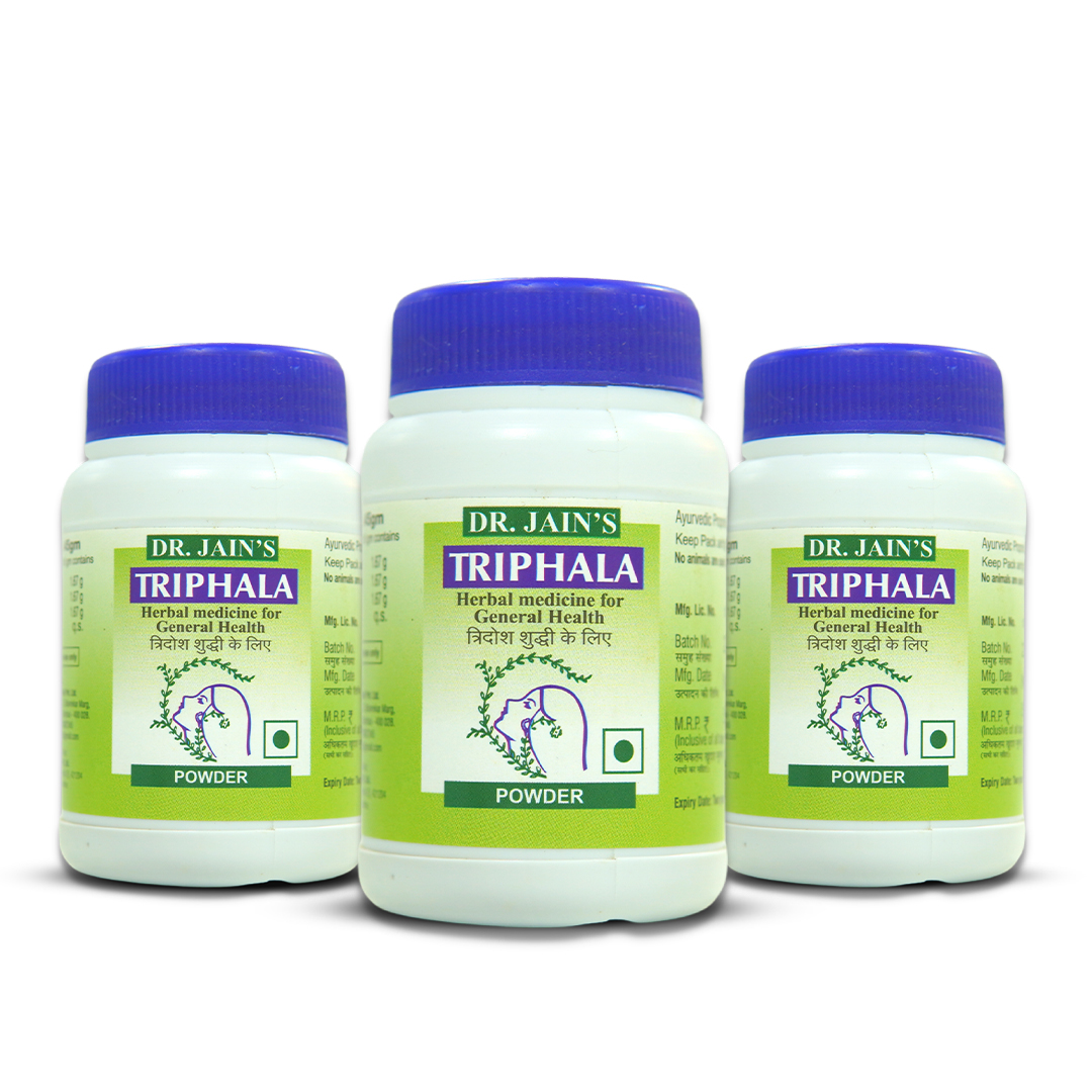 TRIPHLA Ayurvedic Powder 45g pack of 3