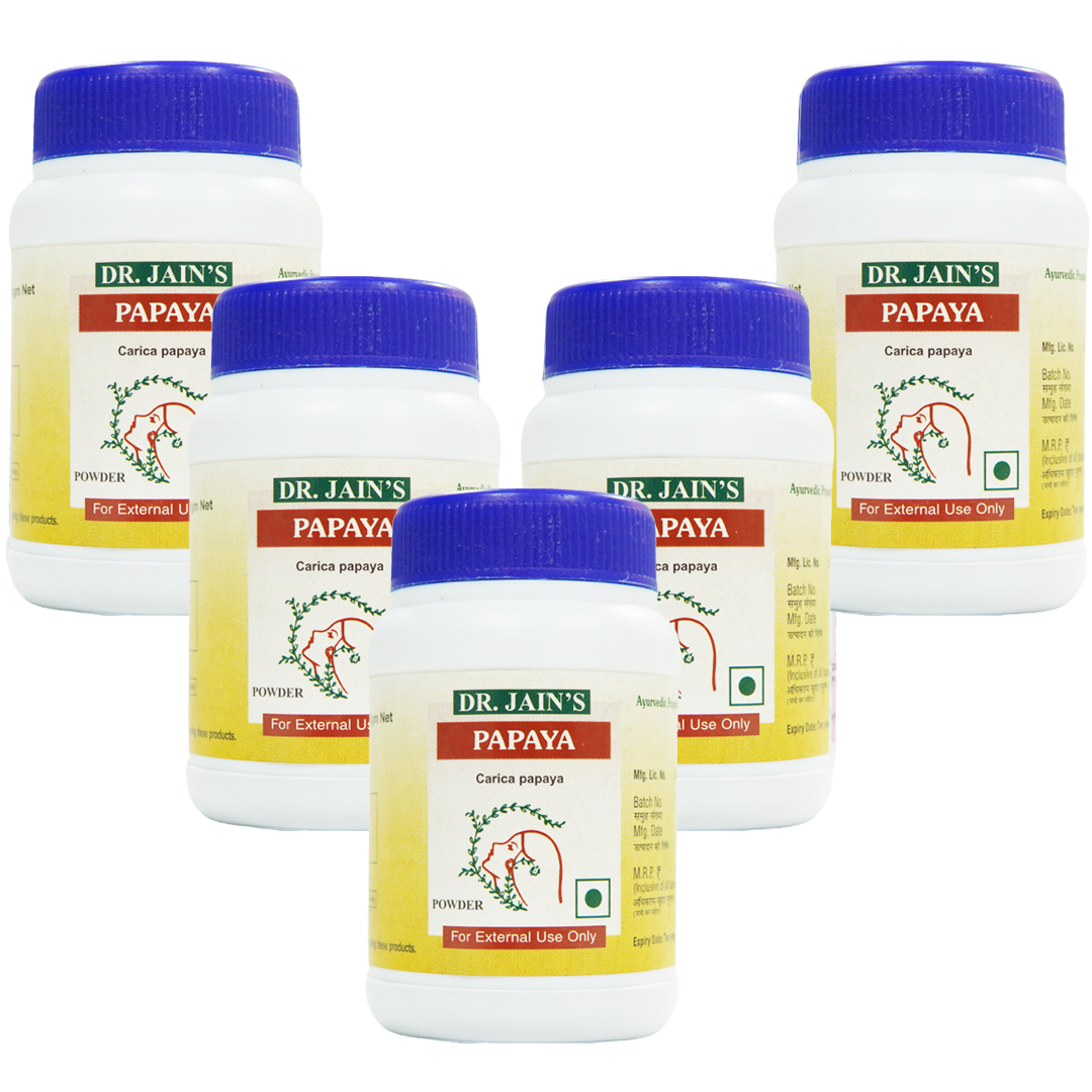 Papaya Ayurvedic Powder 45G pack of 5