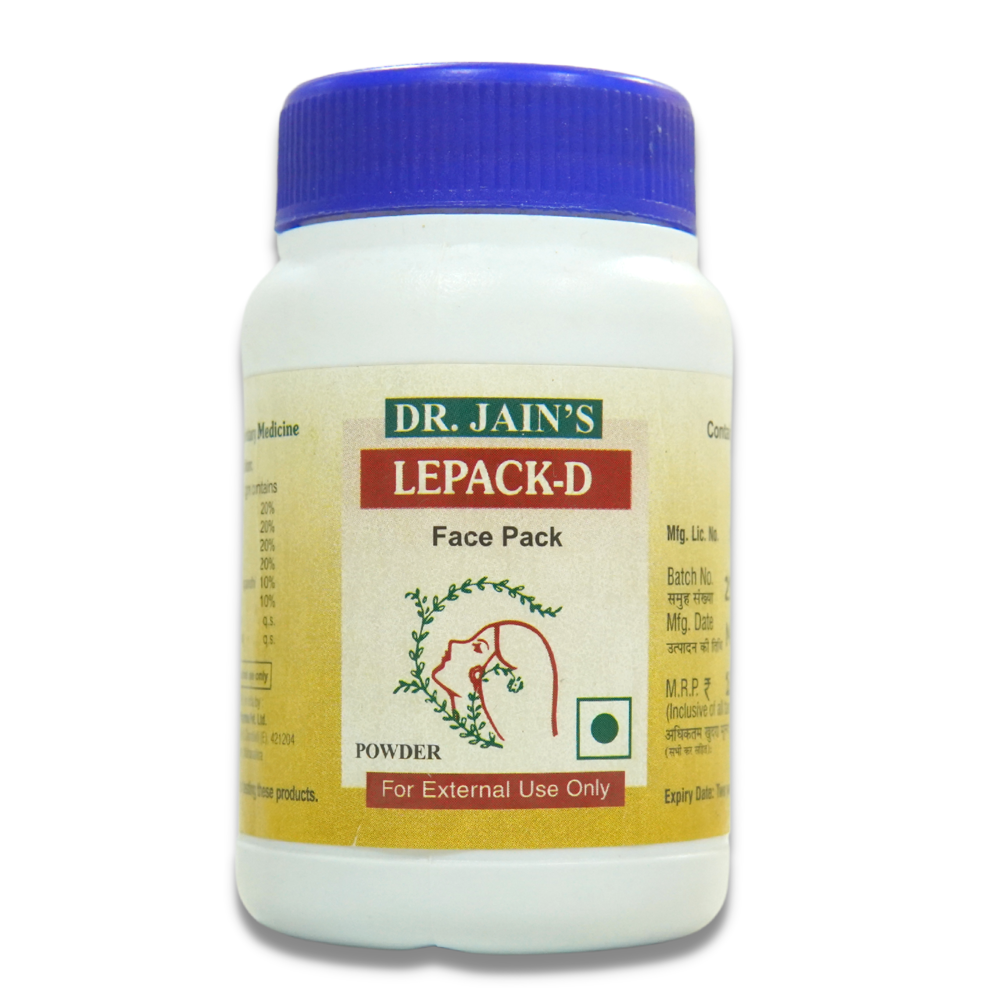Lepack-D Ayurvedic Powder 45g pack of 2