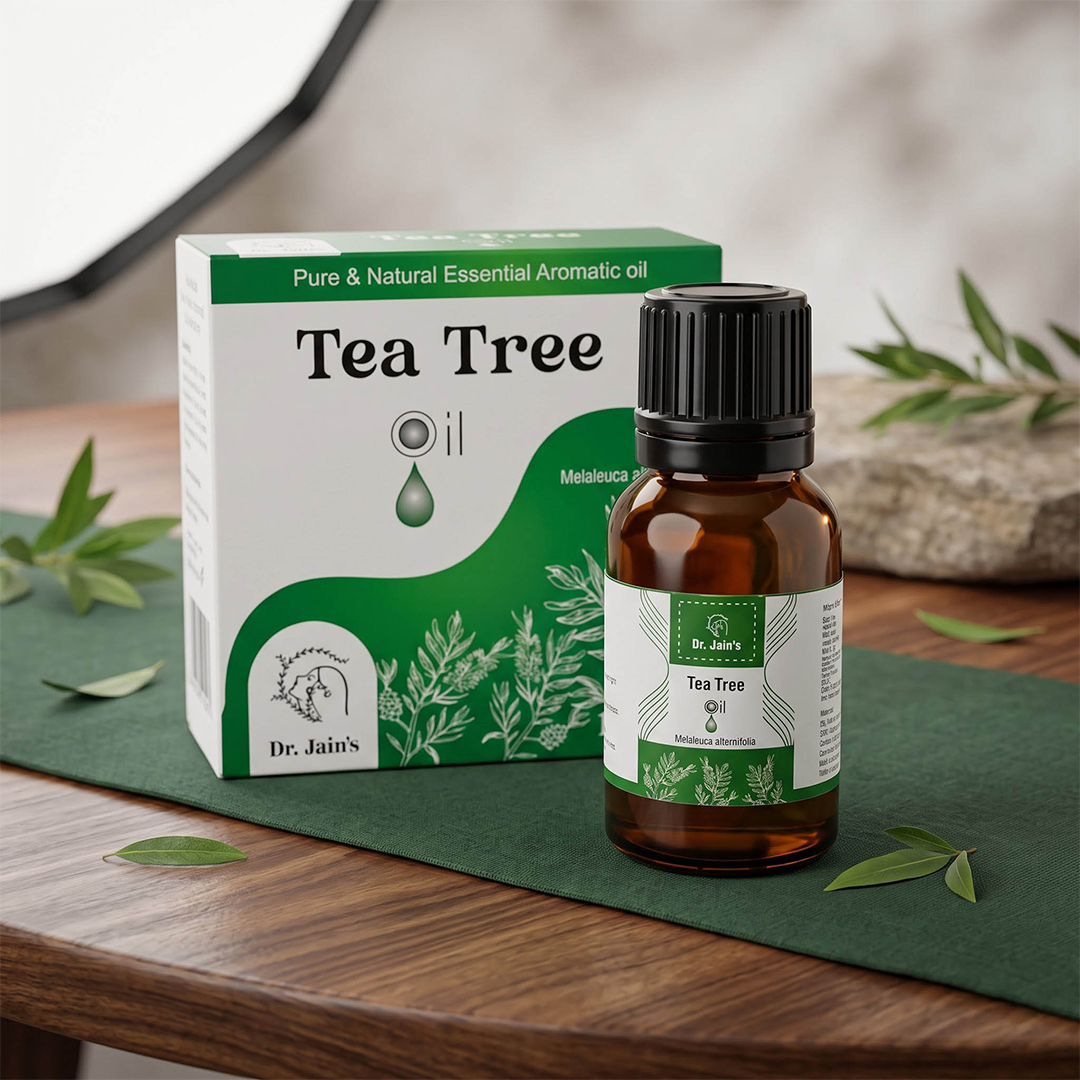 Tea Tree Essential Oil for Skin & Scalp Care | 100% Pure & Natural Tea Tree Oil | Fresh Herbal Aroma for Skincare & Aromatherapy | Multipurpose Use | 15ml