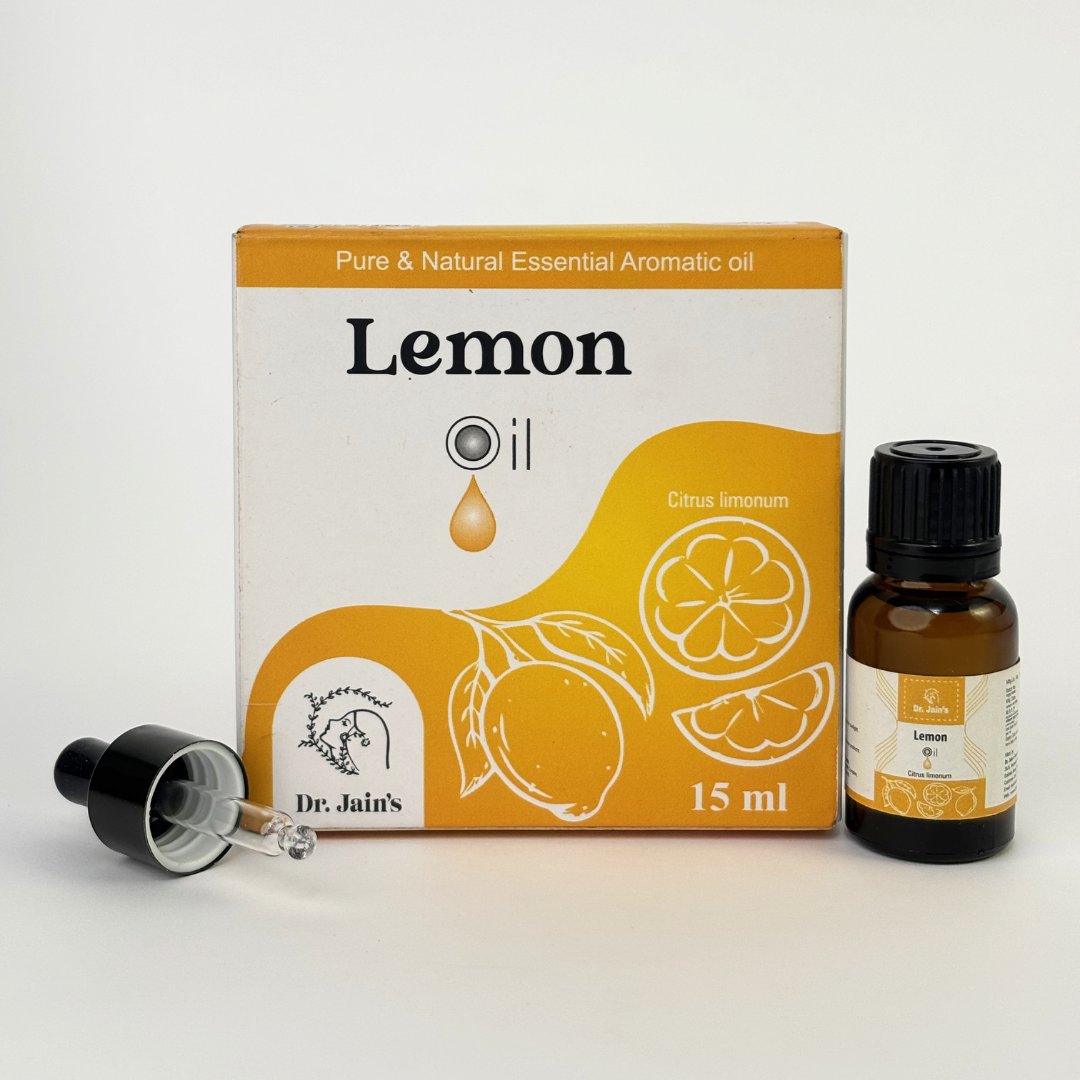 Lemon Essential Oil for Aromatherapy & External Use, Citrus Fragrance Oil, 15 ml