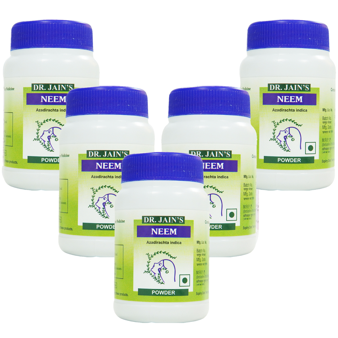 Neem Ayurvedic Powder 45g pack of 5