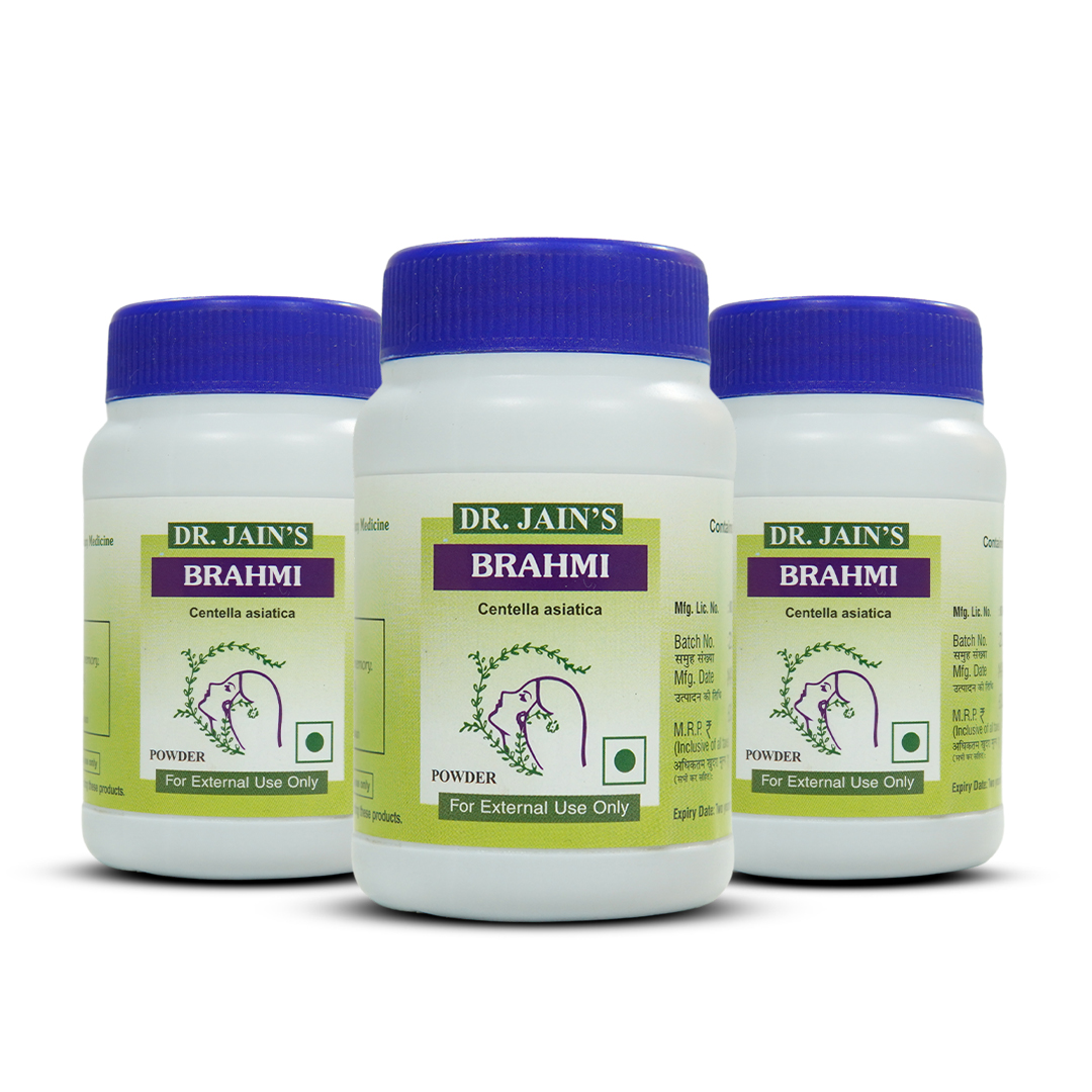 Brahmi Ayurvedic Powder 45g pack of 3