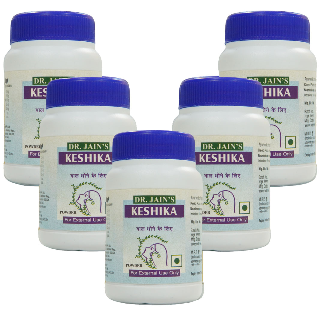 Keshika Ayurvedic Powder  45g pack of 5