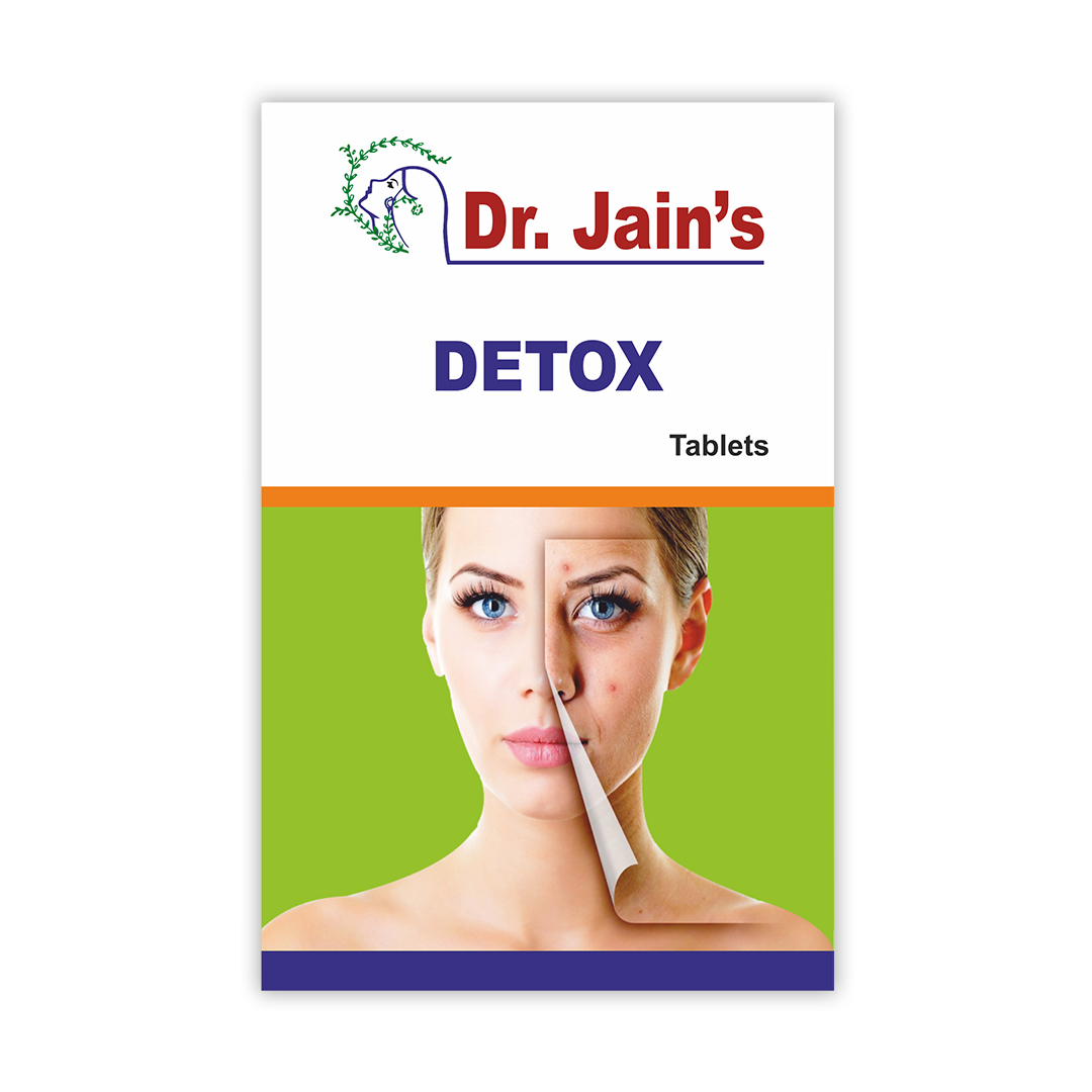 DETOX Ayurvedic Tablets, Relieves Acne Rashes And Skin Disorders, (60 Tab) Pack of 2