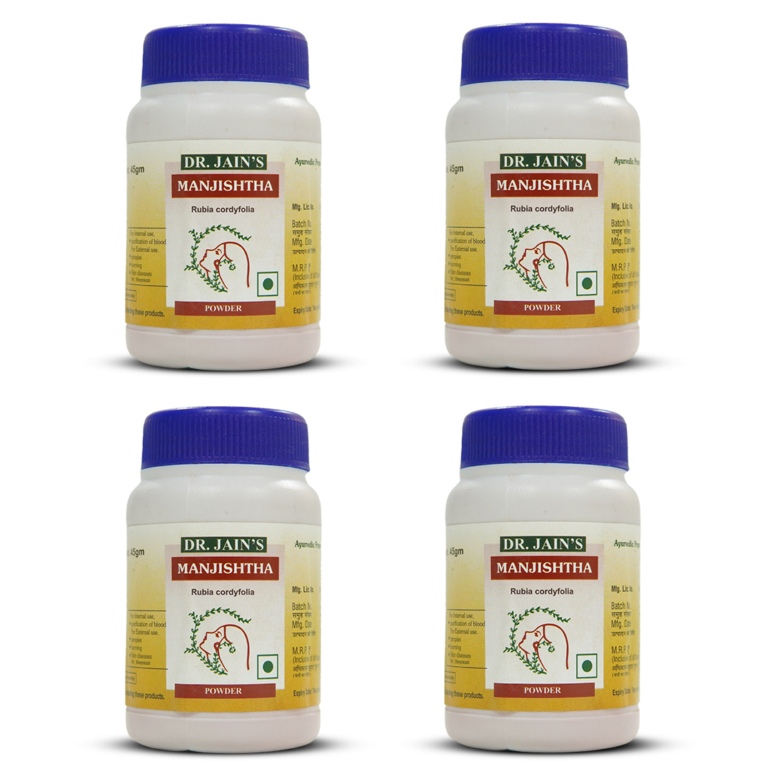 Manjistha Ayurvedic Powder 45g pack of 4