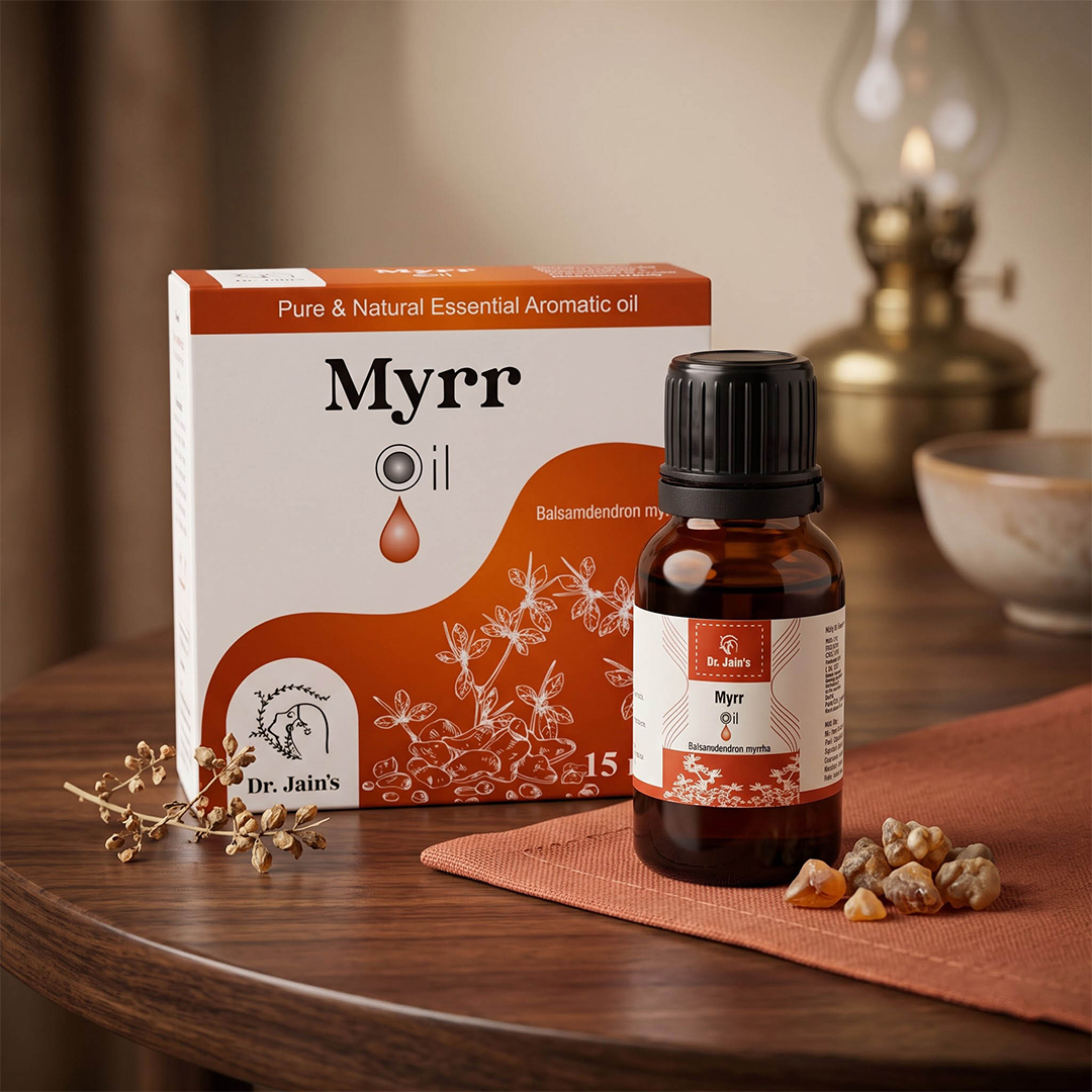 Myrr Essential Oil for Aromatherapy & External Use, Warm Earthy Fragrance Oil, 15 ml