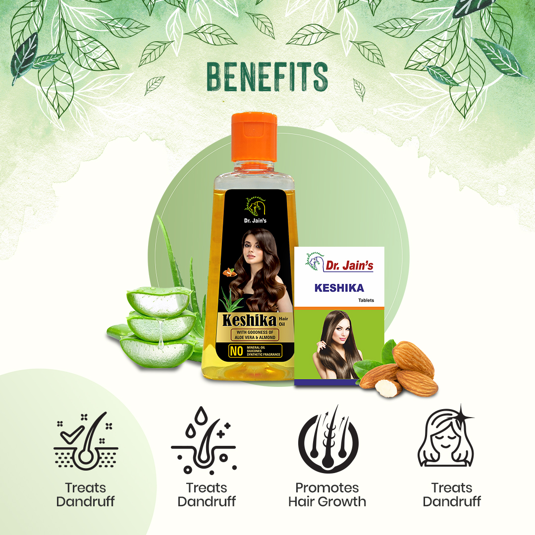 Keshika Hair Oil With Goodness Of Ayurveda & FREE Keshika Hair Growth